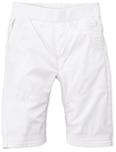 Dirkje Baby Boys 0-24m Baby 3/4 trousers Short, White (White), 12-18 Months (Manufacturer Size: 86)