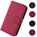 Produktbild Lankashi Flip Premium Echt Leder Tasche Hülle Für Nomu S50 Pro 5.72" Lederhülle Handyhülle Schutz Klapphülle Handy Schale Etui Brieftasche Wallet Cover Case (Rosa)