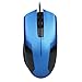 Produktbild Kingko Professionelle Design Mini Mode 1600DPI Optische USB LED verdrahtet Gaming Maus Mäuse für PC Laptop Scroll Wheel Mäuse (Blau)