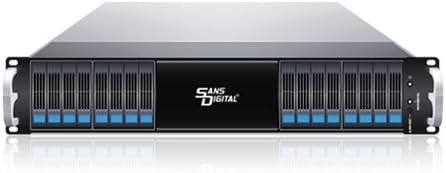 Sans Digital EliteSTOR 2U 16 Bay 2.5-Inch 6G SAS/SATA to SAS JBOD with SAS Expander Rackmount (ES216X6+B)