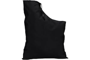 KITUDATY 1 Stück Fangsack für Laubbläser, Laubsauger Fangsack Für Elektro Laubbläser, Universal Gartenteile, Verstellbarer Auffangsack, Auffangbeutel mit Reißverschluss, Laubsaugerbeutel