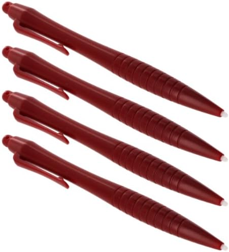 Assecure 4x Pro Large Red Wine Stylus Touch Screen Big Ergonomic Pen With Rib.