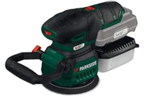 ParKSIDE® PAEXS 20-Li A1 Levigatrice orbitale a batteria con 4 fogli abrasivi, senza batteria e caricatore
