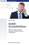 Image de GmbH-Geschäftsführer: Pflichten, Anstellung, Haftung, Haftungsvermeidung, Abberufung und Kündigun