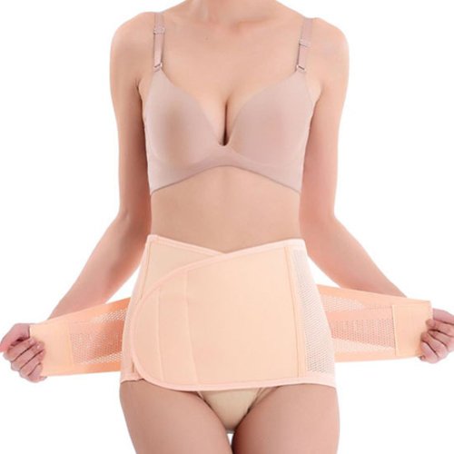 Hot Sale Breathable Postnatal Pregnancy Maternity Supportive Belt ,Postpartum Recovery Belly Abdomen Waist Slimming Shaper Wrapper Belt (M)