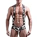 Price comparison product image Coverhome Men’S Wrestling Suit See Through Singlet Sissy Mesh Mankini Sheer Leotard Underwear Backless Vest Sleeveless One Piece Thong High Cut Lingerie Romper Jumpsuit