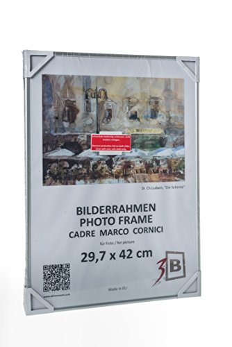 Set 2 Stk. – Bilderrahmen ALU FOTO 21×29 - 2
