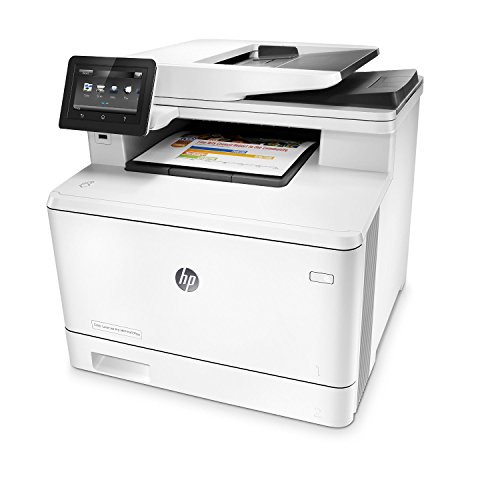 HP MFP M477fdw LaserJet Pro Colour Printer - White + Extra Full Set Of Original HP Toner (Black,C,M,Y 2300 Pages)