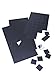 Produktbild Franken MPL22SB Magnetplättchen selbstklebend, 20 x 20 mm, 50 Stück, schwarz