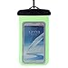 Produktbild Sojewe Universelle Grün Dauerhaft Unterwasser Dry Bag Pouch Perfekt Dry Bag schneesicheres schmutzfester Schutz für iphone 6/iphone 6 plus/Sumsung/Miphone/Meizu, Perfekt für Draussen Aktivitäten-Bootfahren/Wandern/Schwimmen/Tauchen