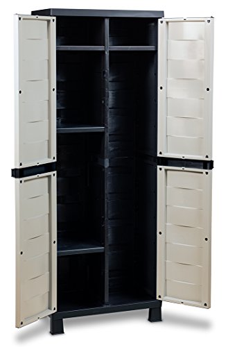 Toomax Z205R050 Kunststoffschrank Ambition Line S, Schwarz - 2