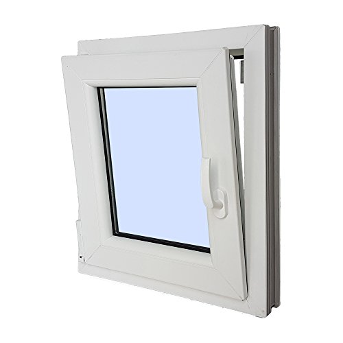Ventana PVC Practicable Oscilobatiente Izquierda 500X600 1 hoja con vidrio Carglass