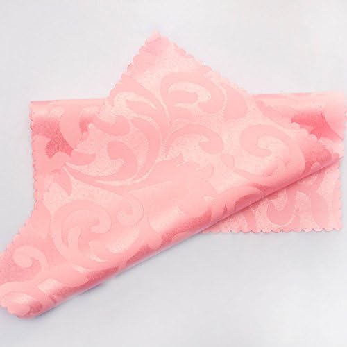 LINGZHIGAN Napkin Cloth Wiping Cloth Cup Mouth Cloth Water Absorption Hotels Decoration Cloth Art Napkin Gingham For Dinner Everyday Use 6 PCS/Set ( Color : Pink )