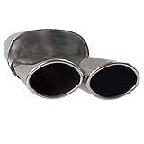 Edelstahl Endschalldämpfer SUPERSPORT Edelstahl Endschalldämpfer MERCEDES BENZ S-Klasse II Limo,Coupé, Typ(en) W140,W140C, 280,300,320,300TD,350TD (Otto 142,145,170KW Diesel 110,130KW), Bj. 08/91-, Heckantrieb - Endrohr(e) 2x 90x120mm gebördelt, abgeschrägt, versetzt