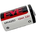 MICROUSB Compatible with EVE ER14250 1/2 AA 3.6V Lithium Battery (Pack of 1)