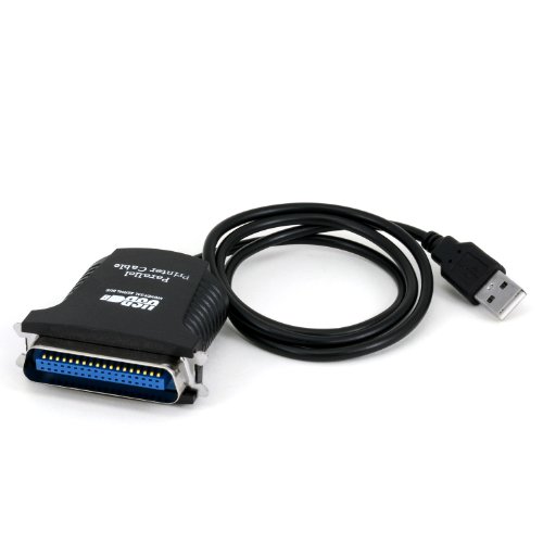 CSL – USB auf Parallel Adapter LPT 36pol. | Druckerkabel / Adapterkabel | Plug & Play | 0,80 Meter - 2