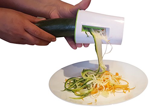 Spiralschneider Hand für Gemüsespaghetti Vegetable Spiralizer Gemüse Spiralizer Beste Veggie und Obst Spiralisieren Gemüse Cutter Cheese Slicer Food Slicer Mandoline Slicer - 5