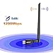 Produktbild Wlan Adapter, Wlan Stick USB Wifi Adapter 1200Mbit/s AC Dualband ,Wlan Empfänger mit 5dBi Wlan Antenna Wrieless adapter3.0 für Windows10/8.1/8/7/VISTA/Mac/PC/Desktop