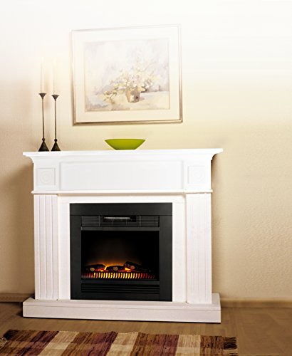 Classic Fire 'Chicago' - Calefactor eléctrico con iluminación led - 1800W