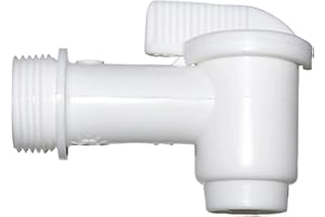 cyclingcolors Auslaufhahn 3/4" Regentonne Kunststoff Wasserhahn Getränkespender Zapfhahn Wasserspender Ersatzzapfen 30L 60L 120L 220L