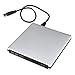 Produktbild Blu-ray Laufwerk Externes Superdrive CD DVD Blu-Ray Laufwerk Brenner Player Lesegerät Ultra Slim USB 3,0 3D Disk Player für Apple MacBook Air, Macbook Pro, Mac OS, PC Laptop und alle Windows Systeme-silber