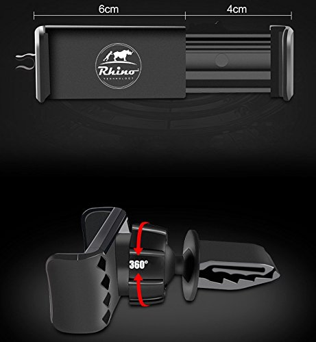 Supporto da auto per smartphone Alta qualitÃ  a 360 gradi â€¢ Garanzia a vita â€¢ Rotazione regolabile a 360 Â° per iPhone X / 8 Plus / 8/7 Plus, Samsung Galaxy S9 / S9 PLUS / S8 / S8 Plus / Nota 8 / Bordo S7 / Huawei Mate 10 e 10 Pro / A7 / A5 / A3, GPS, ecc., Smartphone e dispositivi GPS