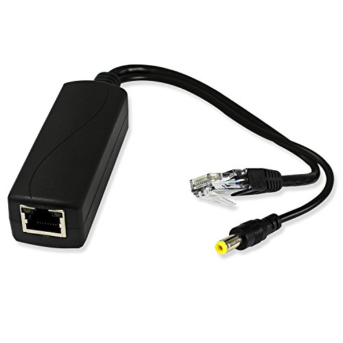 USG PoE Splitter To Power Non-PoE-Kameras: "Splits" Incoming PoE Signal To 12V DC Power + RJ45-Ethernet-Video, 10 / 100Mbps, 15,4 W pro Port, IEEE 802.3af, Echtes Plug - & - Play, Auto Detect, Entwickelt für HD IP-Videoüberwachungssysteme