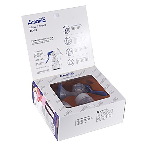 YKS Milchpumpe Frauen, die Fütterung manuelle Brust Pumpe Baby Nippel Bisphenol A frei, Nahrungsmittelgrad PP Hochtemperaturwiderstand pflegeleicht - 7