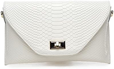 Handbags Europe And The United States Fashion Leather Handbags Messenger Bags Snakes Clutch,White-OneSize
