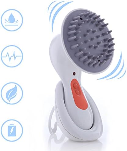 Head Massager, MINPE Portable Electric Scalp Massager, USB Rechargeable Waterproof Vibration Massage,For shampooing, scalp /head / neck massage