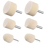 SHiZAK 6pcs(2pcs 6*40 Cylinder+2pcs 6*30 Cylinder +2pcs 6*30 Bullet)Wool Polishi