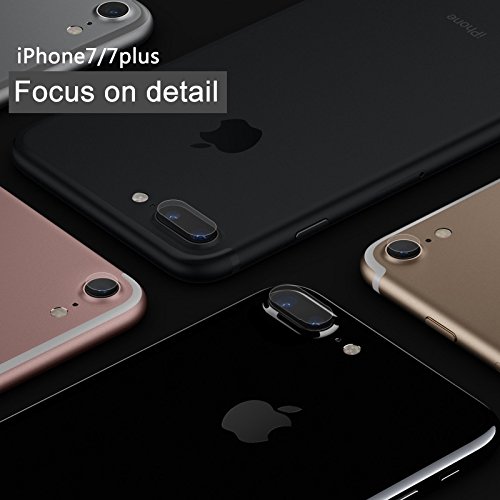 camera lens glass protector, premium [0.05mm] ultra-thin high definition protective film guard, anti scratch rear camera protection lens for iPhone 8 Plus, iPhone 7 Plus by fone-stuffÂ®