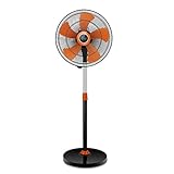 Xiao Yu Ventilateur d'été - Ventilateur de sol industriel Ventilateur électrique grand public et commercial de haute puissance Tête de travail puissante pour ventilateur de bureau de 18 pouces