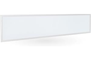 ‎LEDVION Ledvion LED Panel, 120x30 cm, 36 Watt, 6500K Kaltweiß & Superhell, Mit Samsung LEDs, UGR <19, Aluminium Deckenleuchte Mit Led-Treiber, Flimmerfreie Deckenlampe