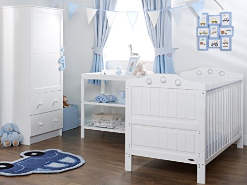 Obaby Lisa 3 Piece Furniture Set - White