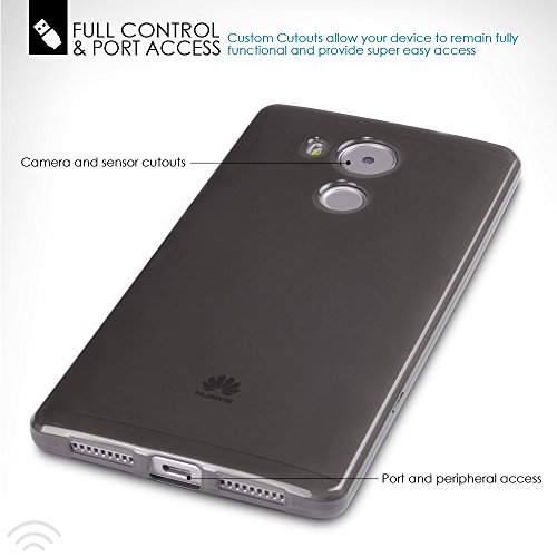 Huawei Mate 8 Funda Protectiva de TPU silicona estrecha- Negro humo reviews Huawei Mate 8 Funda Protectiva de TPU silicona estrecha- Negro humo