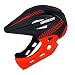 Produktbild Ldd-tk Kinder/Kinder Jungen Fahrradhelme für Fahrrad Skating Roller einstellbar (Alter 3-10) (Color : Black red, Size : S)