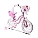 Produktbild COEWSKE Kinderfahrrad Stahlrahmen Kinderfahrrad Little Princess Style 16 Zoll mit Stützrad (Pink)