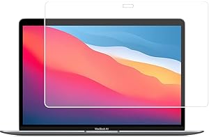 Voikoli Pellicola protettiva in vetro temperato compatibile con MacBook Air 13" (A1932/A2179/A2337 M1 Chip), Macbook Pro 13" (A2289/A2251/A2159/A1706/A1989/A2338 M1) Crystal Clear