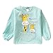 Lovely Giraffe Smocks Baby Feeding Clothes Baby Bibs ,Green