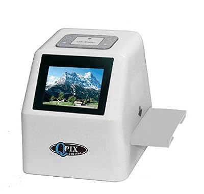 QPIX High Resolution 20MP/14MP Slide and Negative Film Scanner 4-in-1 Film to Digital Converter Scans 35mm, 110, 126KPK and Super 8 Slides & Negatives [Importé du Royaume-Uni]