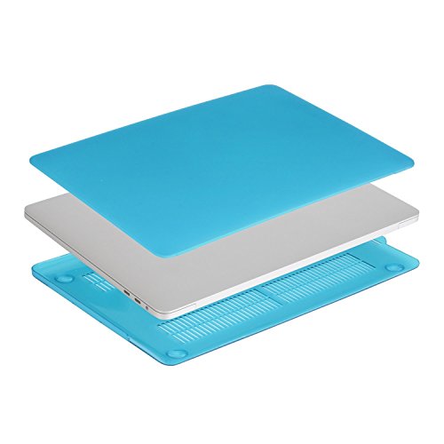 MOSISO MacBook Pro 13 Hülle 2016 – Ultra Slim Hochwertige Plastik Hartschale Tasche Schutzhülle Snap Case für NEUESTE MacBook Pro 13 Zoll (2016 Freisetzung) A1706 / A1708 mit/ohne Touch Bar and Touch ID, Wasser Blau - 5