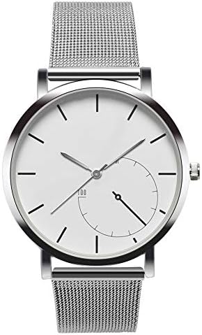 ��Mens Watches Sale Clearance,Men's Watches,Fashion Man Crystal Stainless Steel Analog Quartz Wrist Watch, 23cm Length,Birthday Gifts (��Silver) (��Silver)