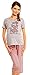 Zeta Ville - Women's Maternity Cotton Nursing Cartoon Pyjamas Nightwear - 367c (Orange, 8)