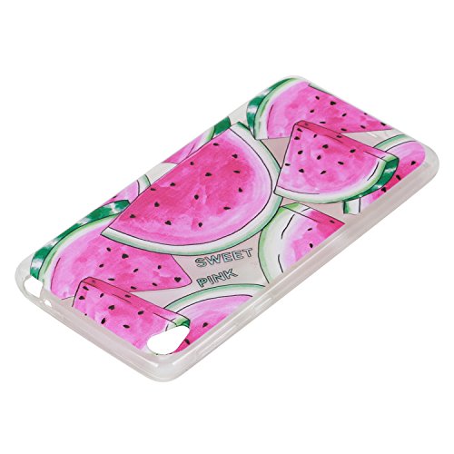 Sony Xperia E5 hülle,Sony Xperia E5 Case, Cozy Hut Kratzfeste Plating TPU Silicone Case Schutzhülle Ultra Dünn Tasche für mit Sony Xperia E5 Hülle Case Transparent – Wassermelone - 2