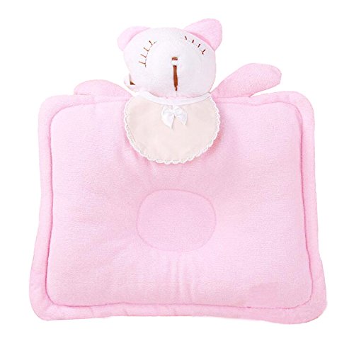 Soft Cute Baby Accessories Baby Pillows Shaped Pillow 0-3 Month - Pink Bear