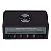 Produktbild Chidjon Universal 6 USB-Anschlüsse USB-Ladegerät Digitalanzeige QC 3.0 Schnellladestation Kabelloser Ladeadapter EU-Stecker (Schwarz)