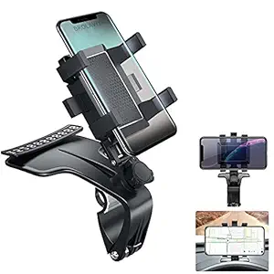 Brolaviya Universal Rotation car Phone Holder with Multifunction use with with Parking Card for All Mobile Phones 3 to 7 inch