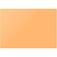 sourcing map 4Pcs A4 Gel Light Lighting Filter Overlay Transparent Color Correction Plastic Vinyl PVC Sheets Photography Television Orange,0.3mm