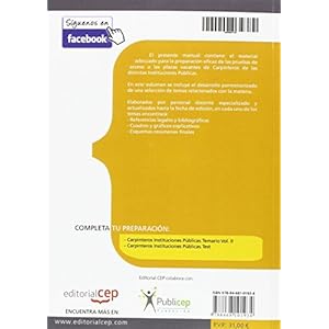 Carpinteros Instituciones Públicas. Temario Vol. I. (Colección 1161)